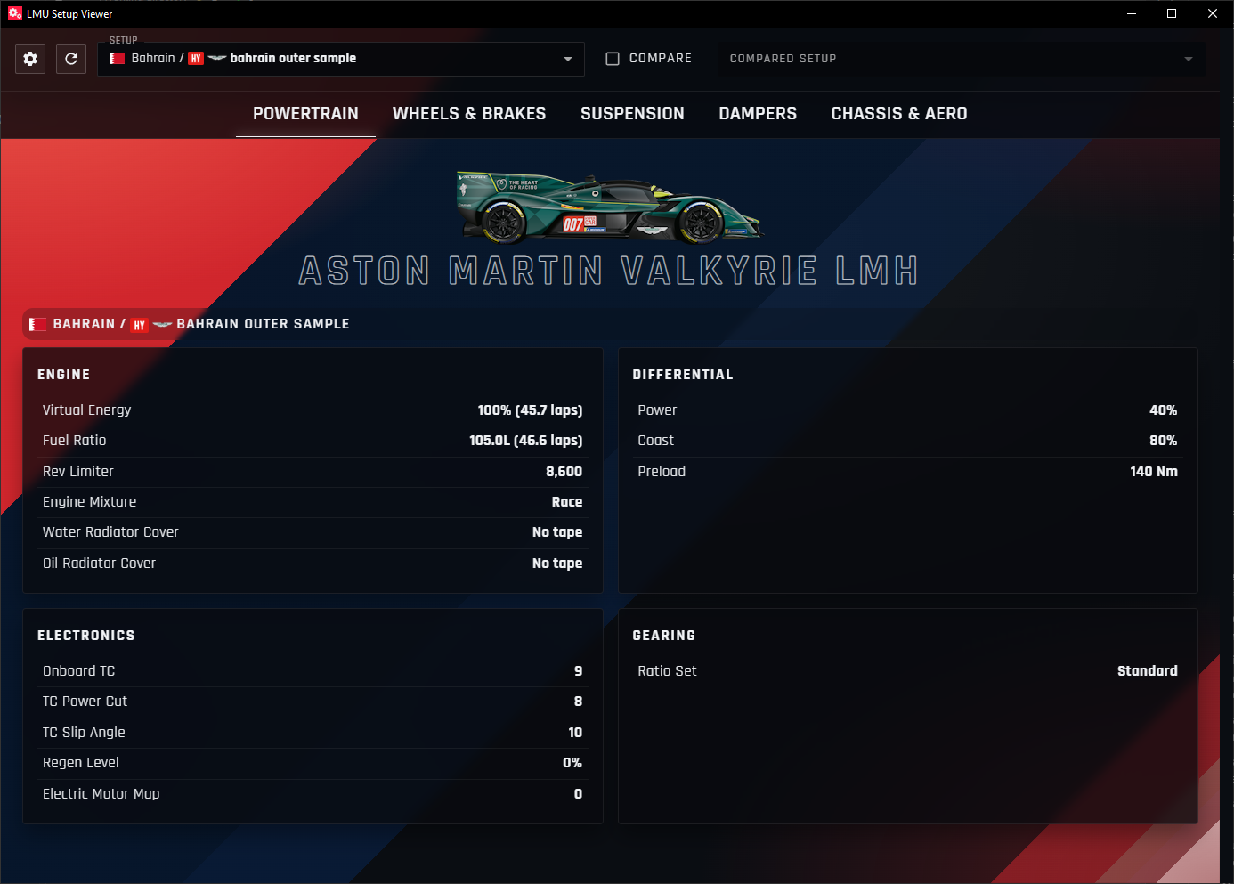 LMU Setup Viewer screenshot 1